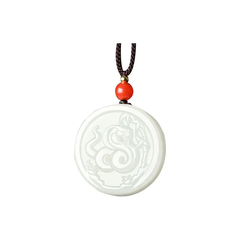 KUNYUYAO Pendants Pale Greenish White Jade Unisex-13