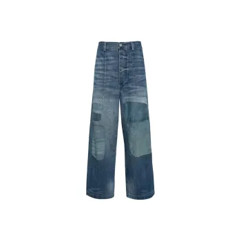 Polo Ralph Lauren Distressed Wide-leg Jeans