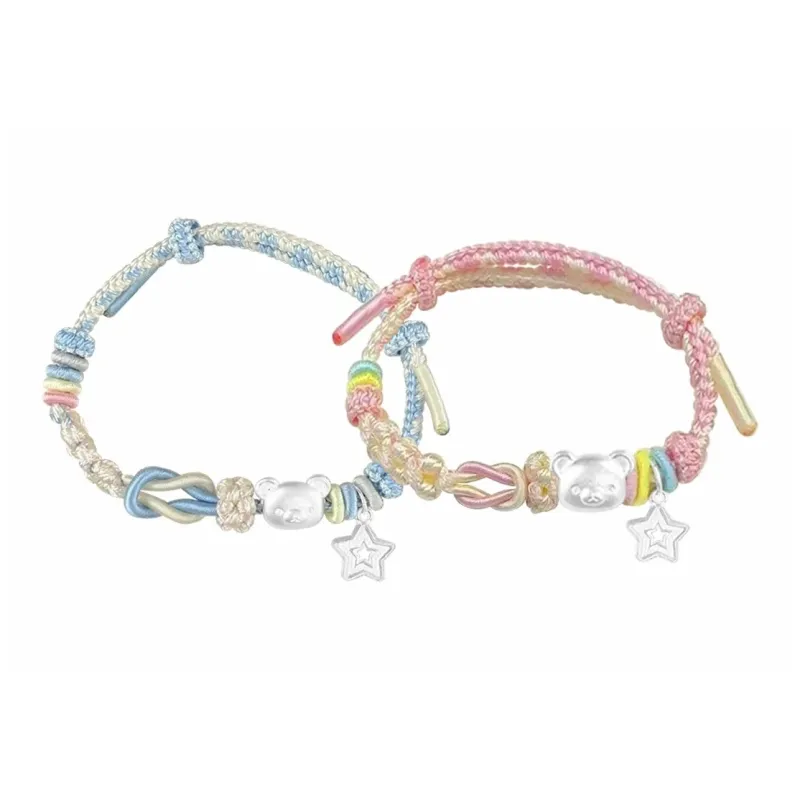 SINO GEM 999 Fine Silver Bracelets Unisex-7