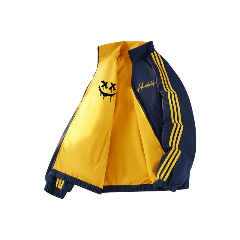 CSKS Jackets Coats Unisex Navy Blue-3