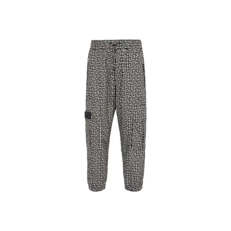 BALMAIN Monogram print Track Pants-0