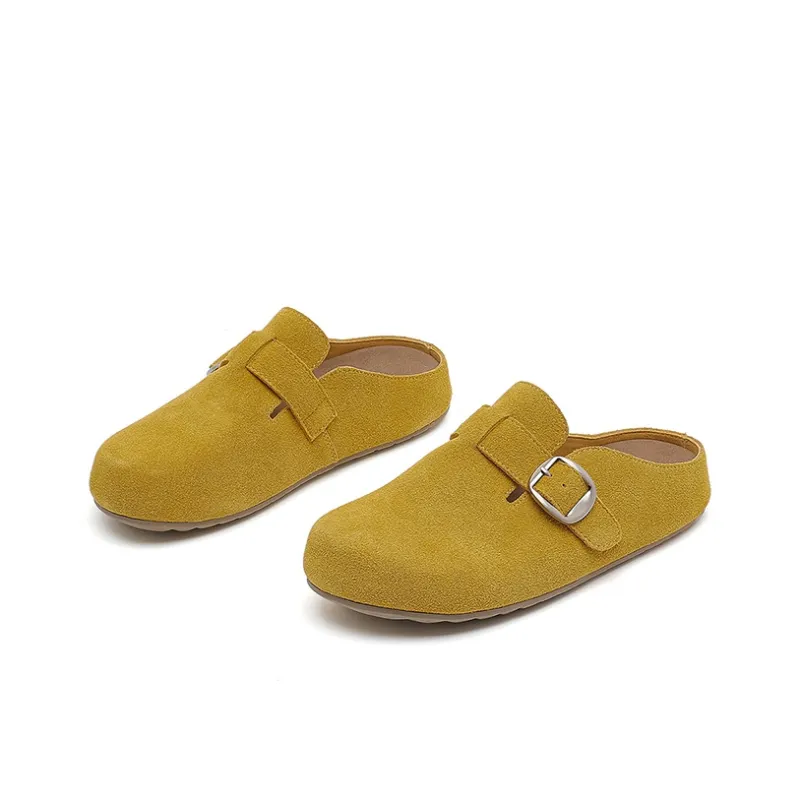 DAPHNE Rubber Sole Slip Resistant Closed Toe Slippers Women's-10