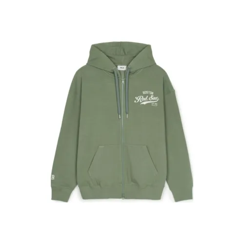 MLB Boston Red Sox Varsity Jackets Coats Unisex Green