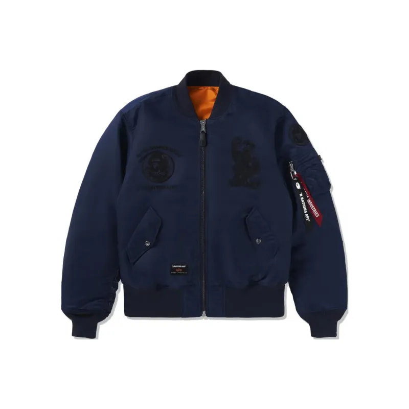 Bape X Alpha Industries MA 1 Jacket-2