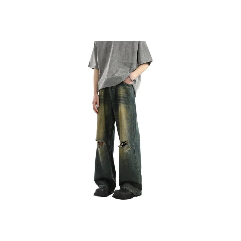 GROGNAK Jeans Unisex Vintage Blue-0