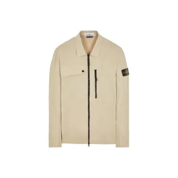 STONE ISLAND Compass badge Zip up Shirt Jacket