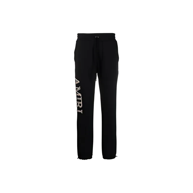 AMIRI Leopard Applique Sweatpants-0