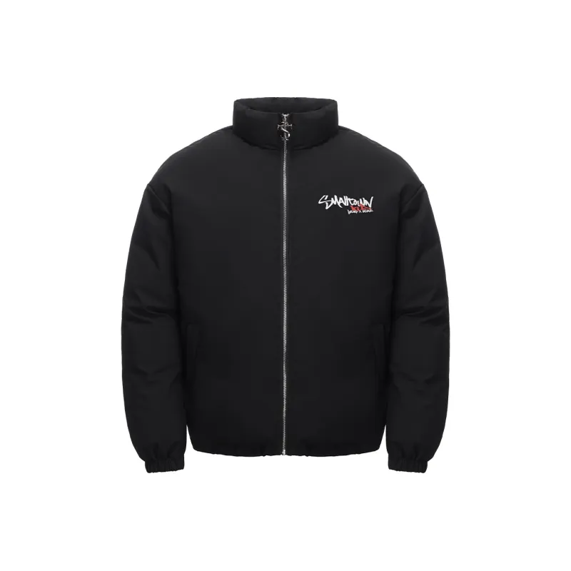 STK SMALL TOWN KID Puffer Jacket Unisex Black-0