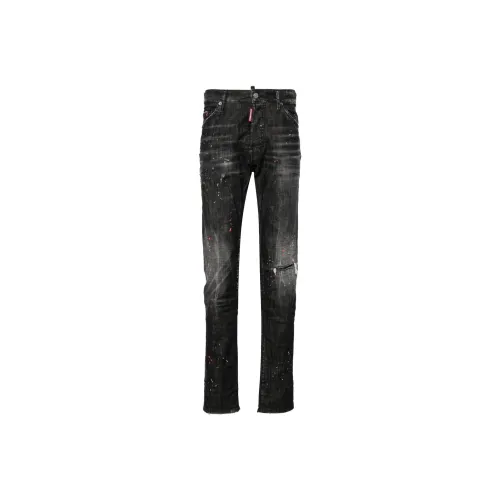 DSQUARED 2 Distressed Sprayed Effect Jeans