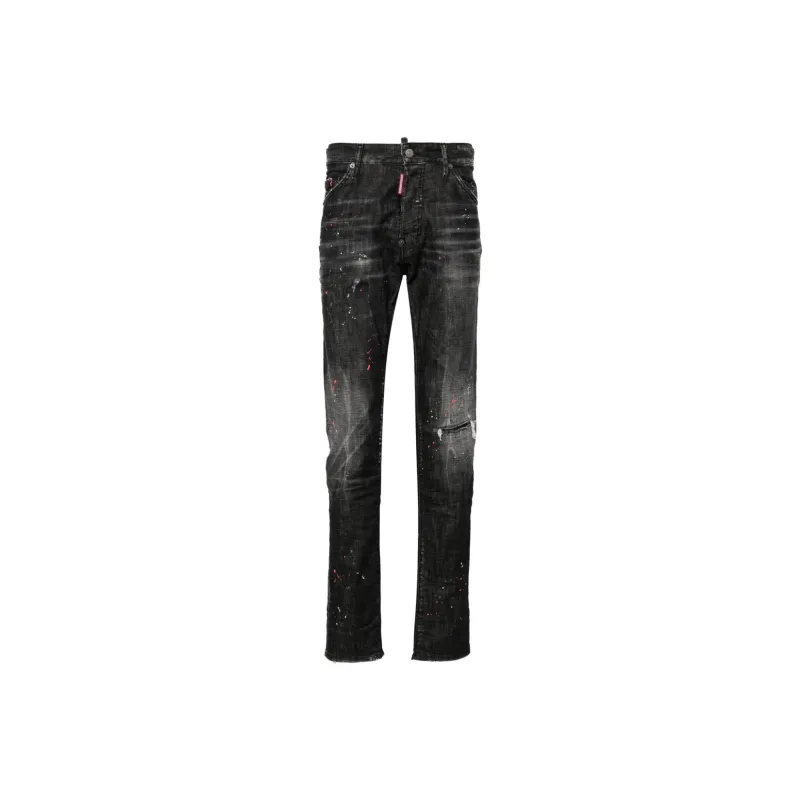 DSQUARED 2 Distressed Sprayed Effect Jeans-0