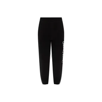 VERSACE VERSACE Knitted Sports Pants Men's Black