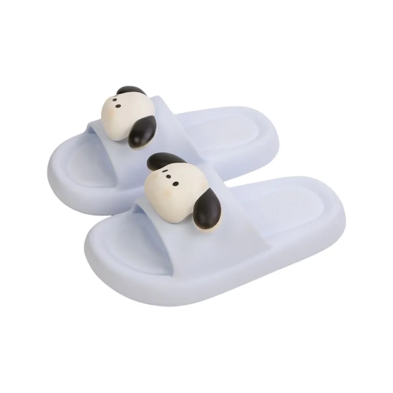 Thin Strips Sandal Slippers Unisex White-15