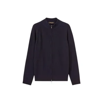 Loro Piana Gateway Bomber Jackets Coats Men's Marine Blue