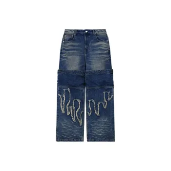 WE11DONE SS23 Jeans Men Blue