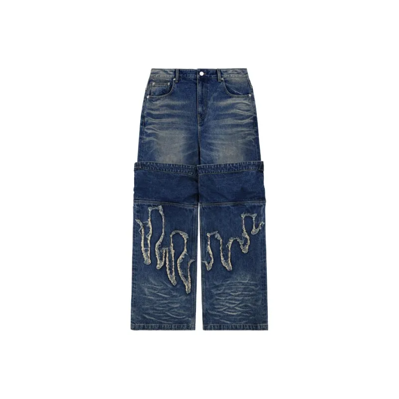 WE11DONE SS23 Jeans Men Blue-0