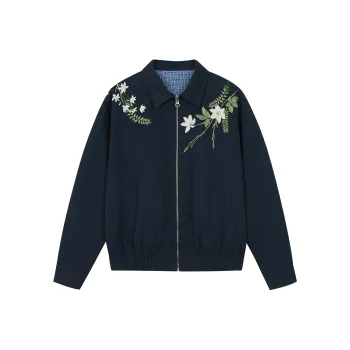HARSH AND CRUEL Jackets Coats Unisex Navy Blue