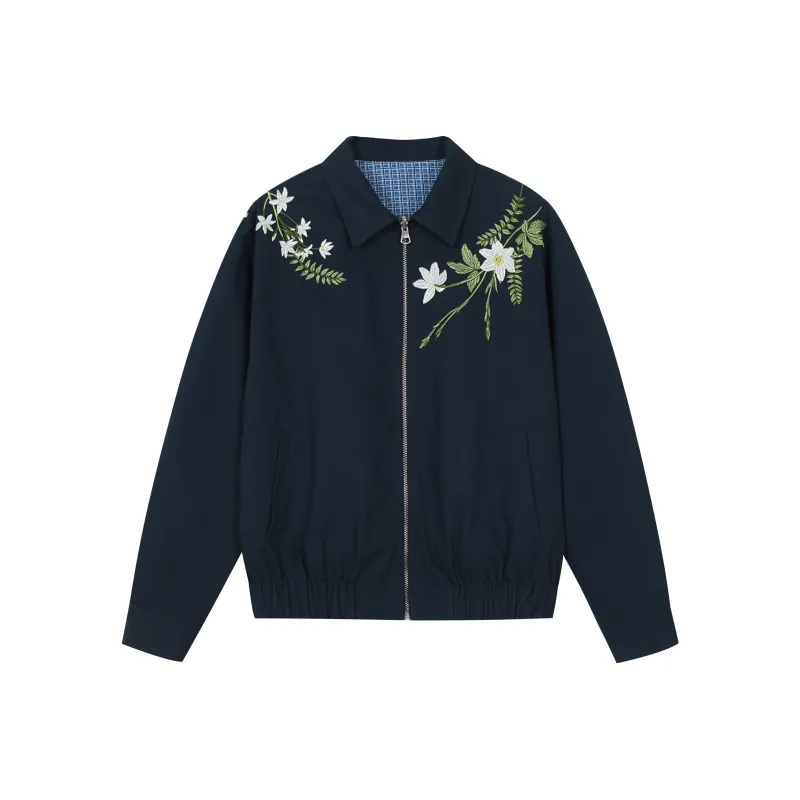 HARSH AND CRUEL Jackets Coats Unisex Navy Blue-0