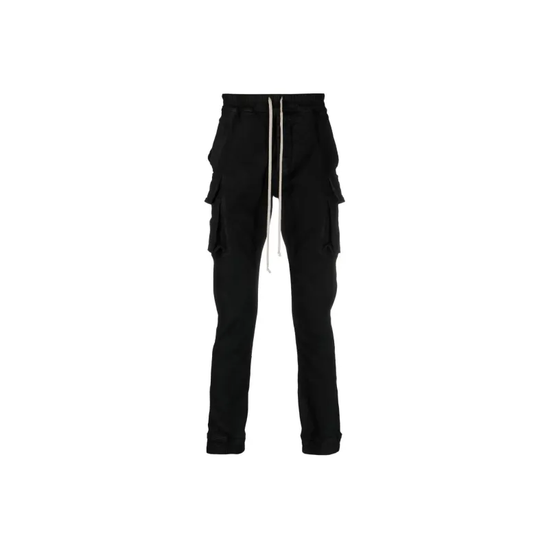 RICK OWENS Drkshdw Drawstring Skinny Trousers-0