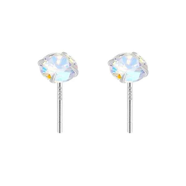 Daisy Dream Full Sterling Silver Stud Earrings Women's-5