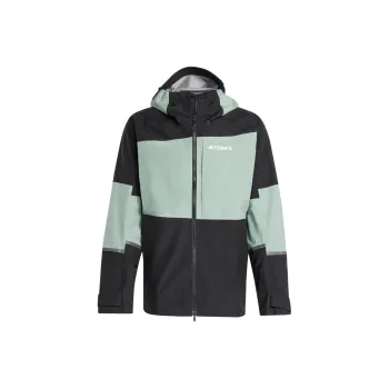Adidas Terrex Xploric Gore-Tex Rain Jacket Jackets Coats Men's Silver Green