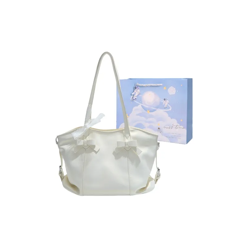 Duoluplo Doron Paul PU Shoulder Bag Women's Pink/Beige-7