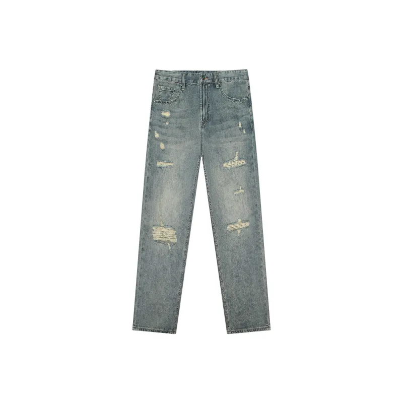 MAISON VINSON Jeans Unisex Washed Blue-0
