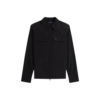 FRED PERRY Logo embroidered Zip up Windbreaker