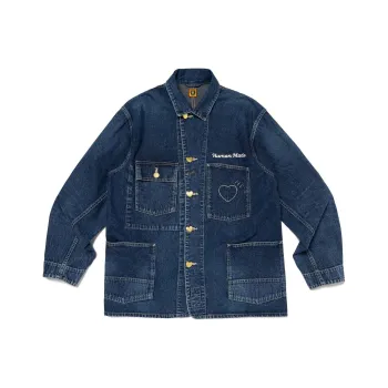 HUMAN MADE Denim Coverall Buttoned Overshirt