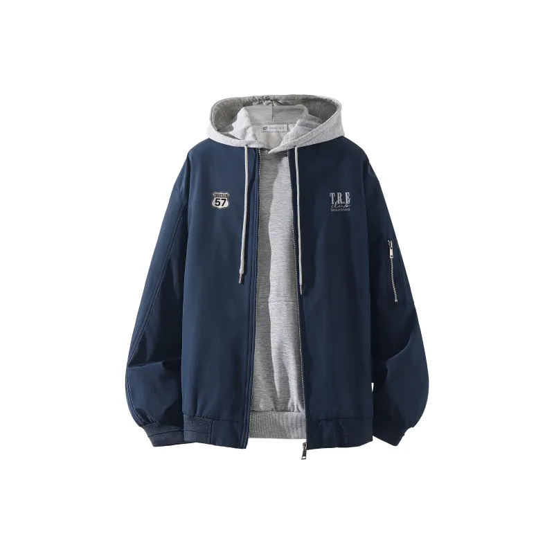 Tre Club Jackets Coats Unisex Gray-5