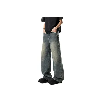 RICE NINE TEN Jeans Unisex Vintage Blue