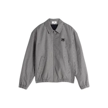 Maison Kitsune Fox Head Patch Zipped Jacket