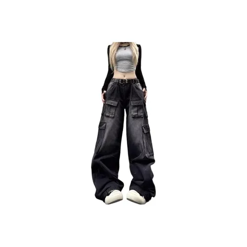 NEAR HERE Jeans Unisex Black