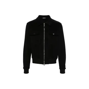 TOM FORD Towelling Zipped Jacket