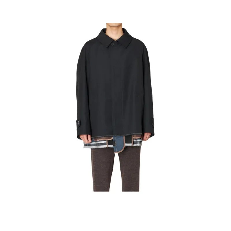 KOLOR Single breasted Wool Coat-0