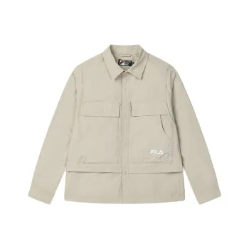FILA Jackets Men Milk Coffee