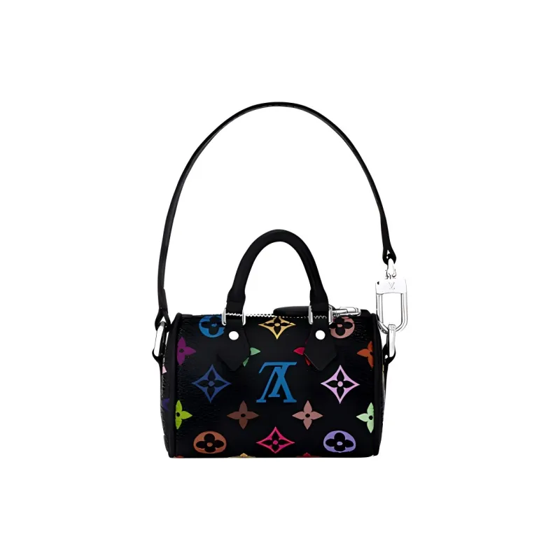 LOUIS VUITTON X Takashi Murakami Micro Speedy Monogram Multicolor Black Multicolored-2