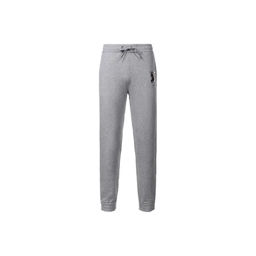 Burberry Knitted Sports Pants Men's Gray
