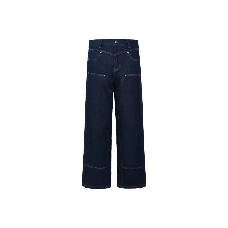 PMET Jeans Unisex Navy Blue-0