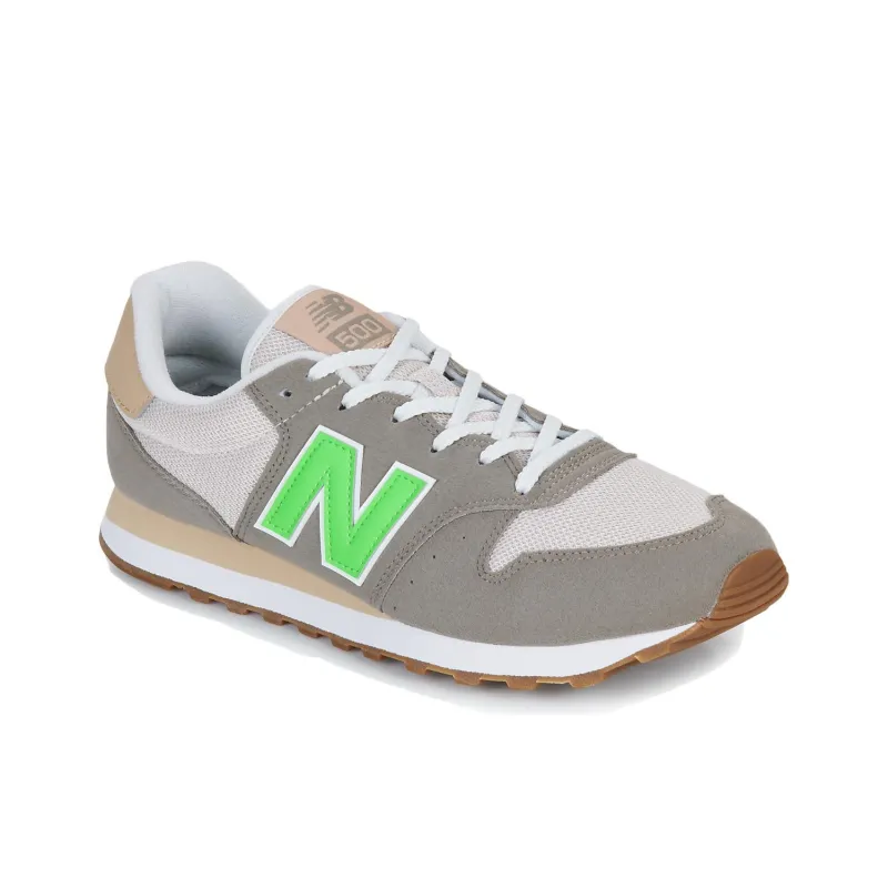 New Balance NB 500 Anti Slip Wear Resistant Low Top Running Shoes Men's Gray Green-3
