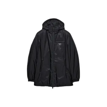 PRADA Zipped Hooded Padded Jacket