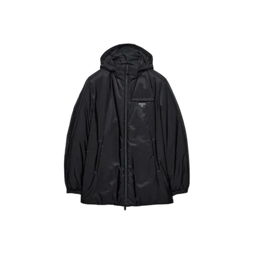 PRADA Zipped Hooded Padded Jacket