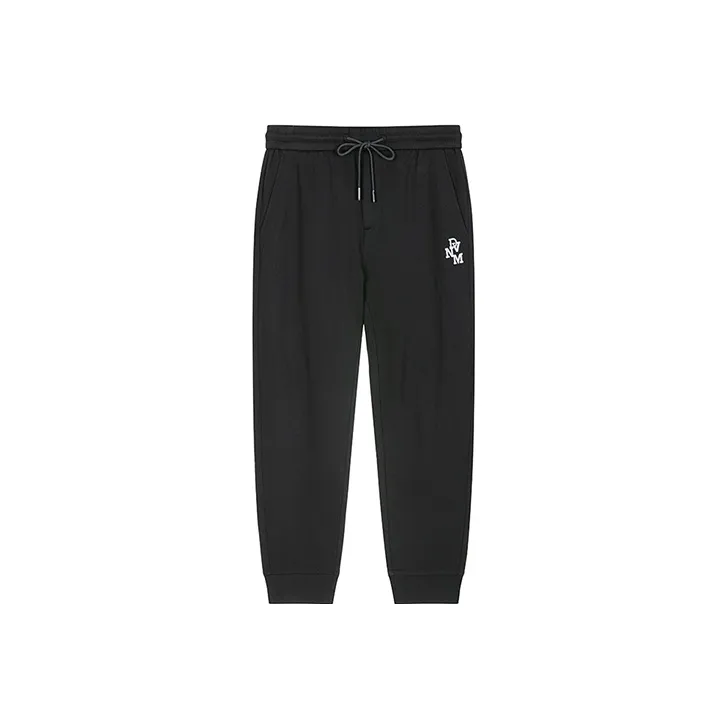 DAVID NAMAN FW22 Thickened Casual Pants Men's Black-0