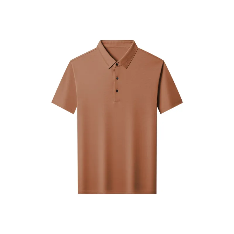 Devanro Polo Shirt Men's Pink Green-12