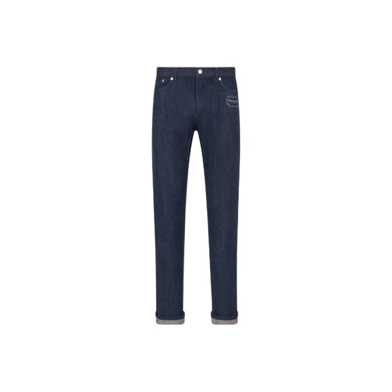 DIOR Jeans Men Blue-0