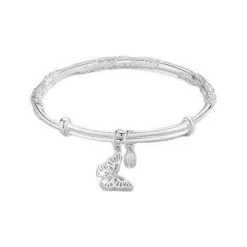U state S 999 Fine Silver Bangles Women's