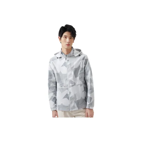 Red Bean Jackets Coats Men's Ecru