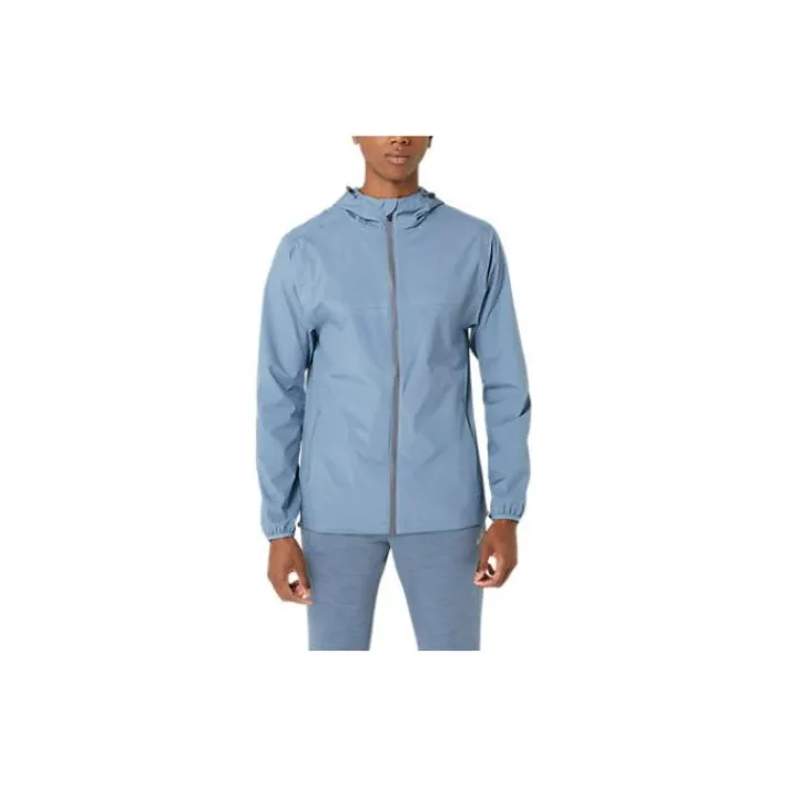 Asics Waterproof Jacket Jackets Coats Men's Blue-0