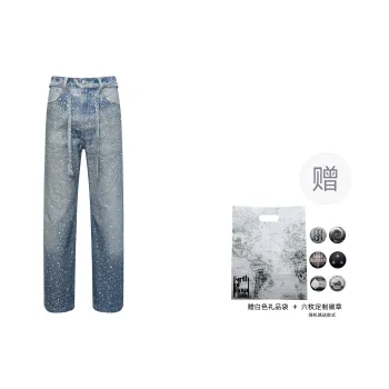 BIRTH OF ROYAL CHILD 3D Printed Washed Swarovski Diamond Jean