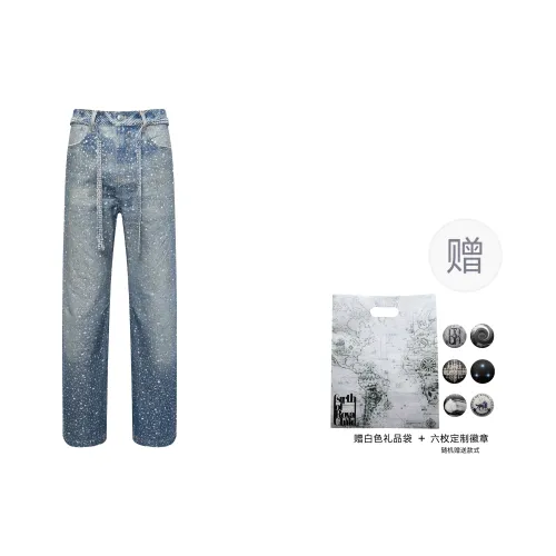 BIRTH OF ROYAL CHILD 3D Printed Washed Swarovski Diamond Jean