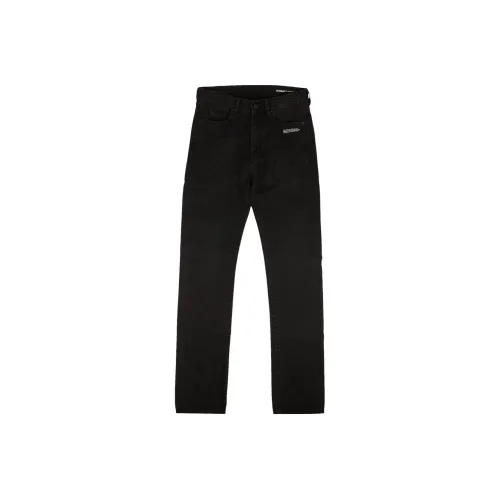 OFF WHITE Diag Tapered Relaxed Fit Denim Jeans